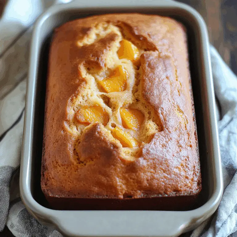 Peaches and Cream Loaf