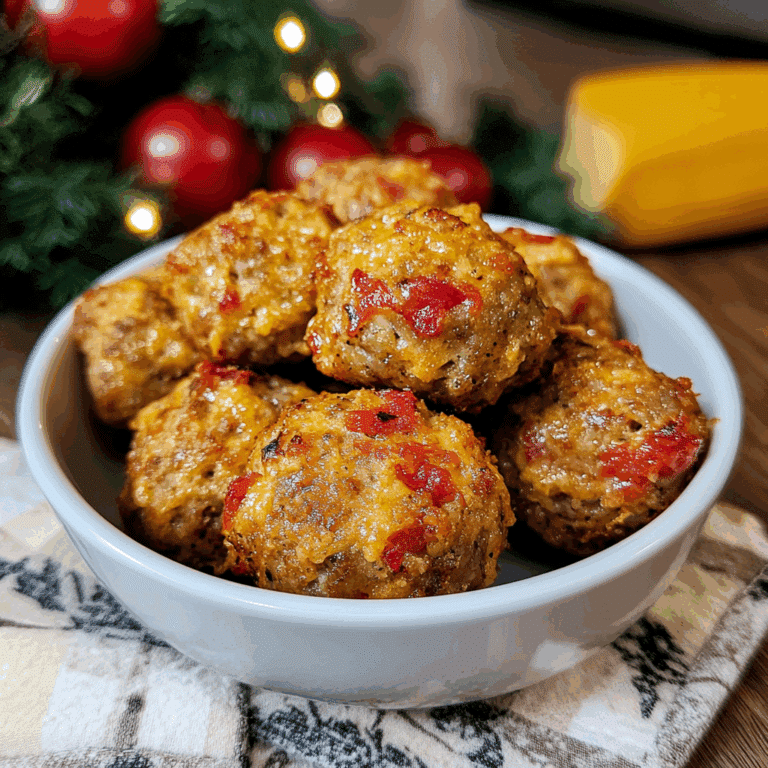 Rotel Cream Cheese Sausage Balls