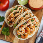 Shrimp Tacos with Sauce
