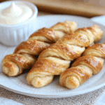 Warm Cinnamon Crescent Twists
