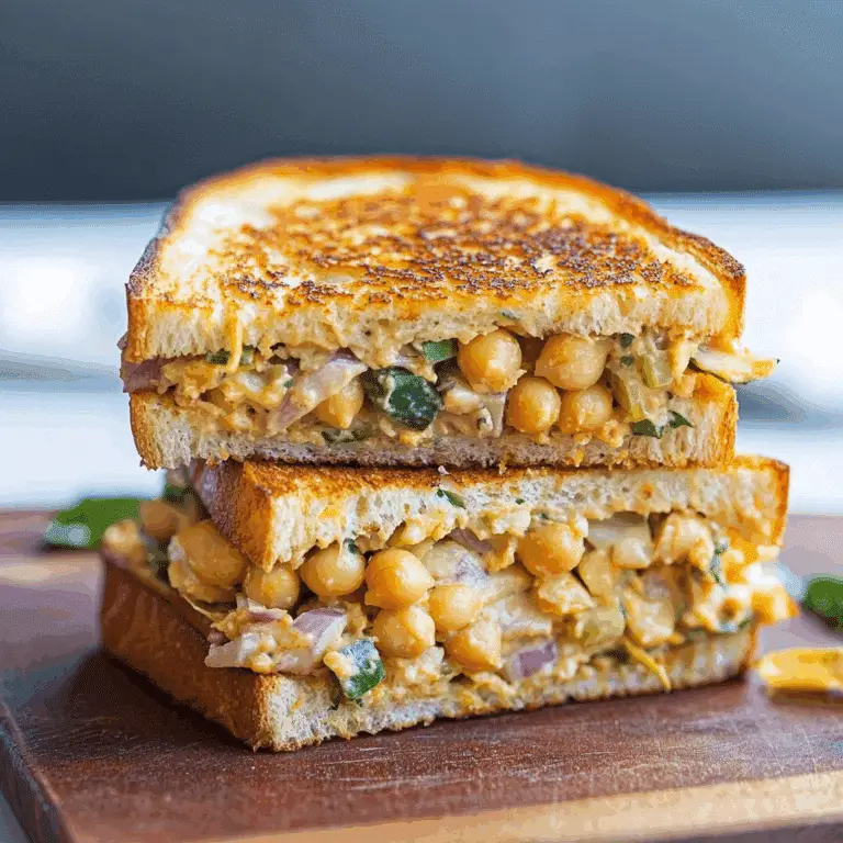 Chickpea Salad Melts