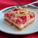 Cream Cheese Rhubarb Bars