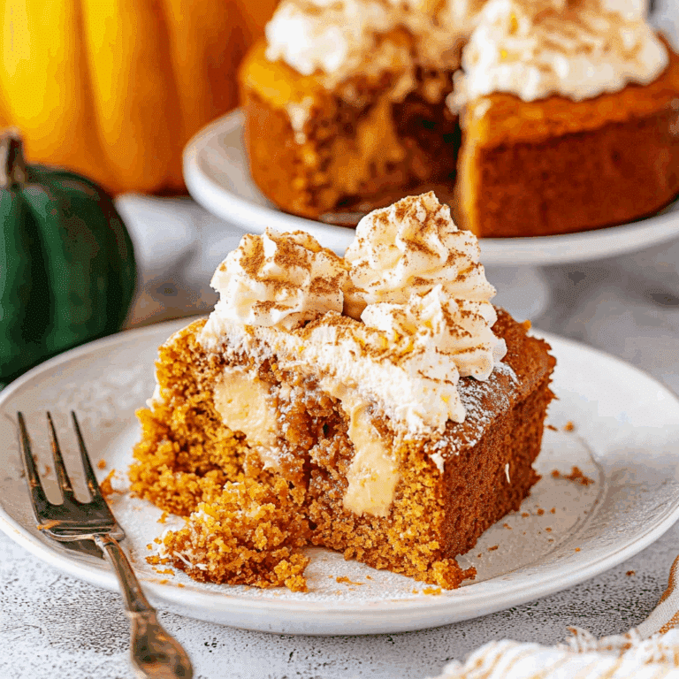 Pumpkin Earthquake Cake