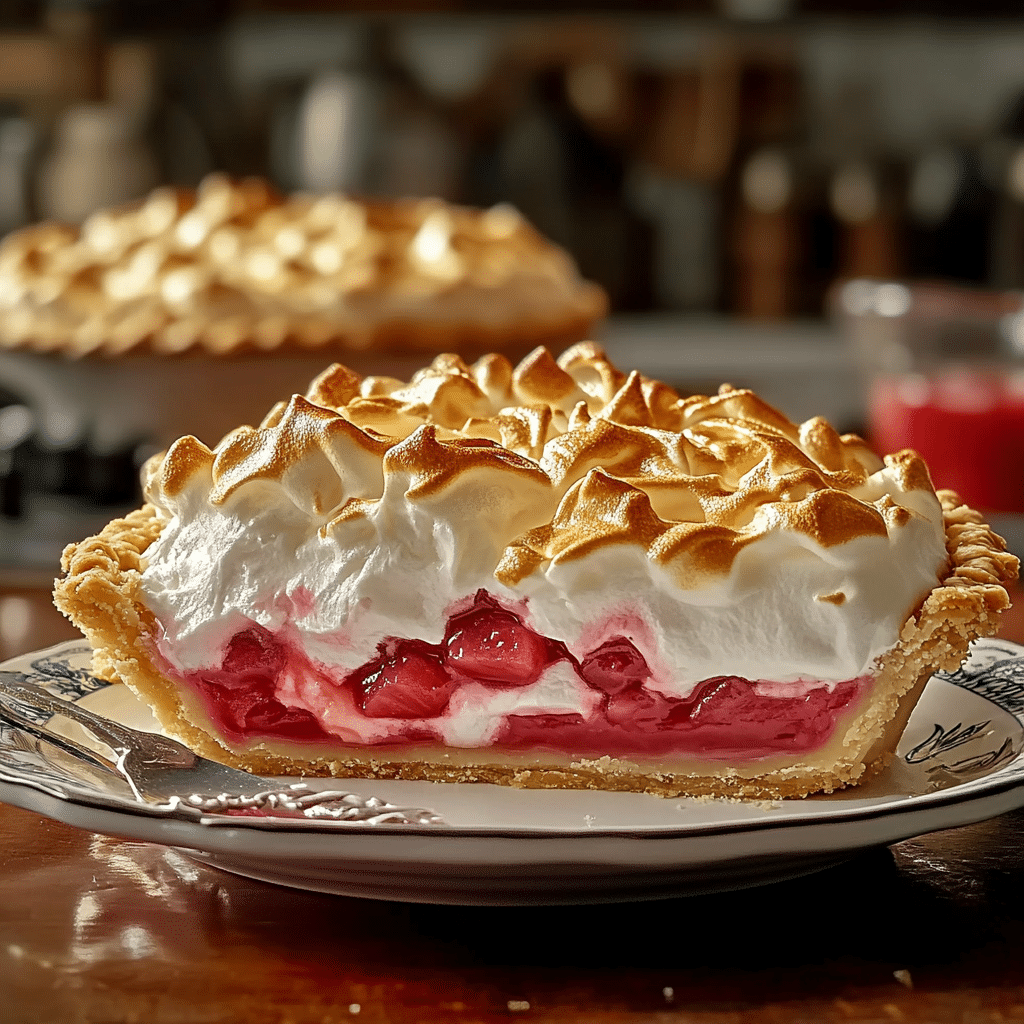 Rhubarb Meringue Pie