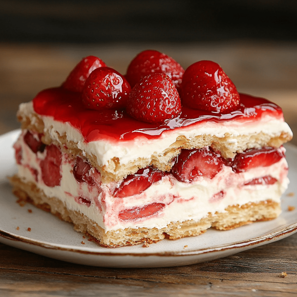 No Bake Eclair Cake Recipe