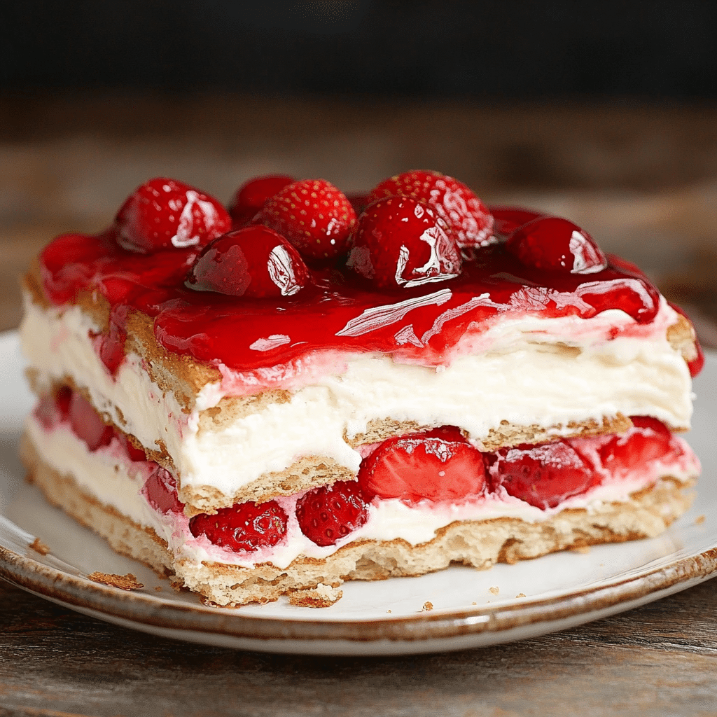 No Bake Eclair Cake Recipe