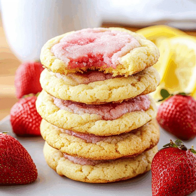 Strawberry Lemonade Cookie Recipe