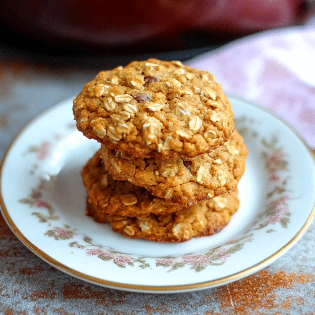 Sweet Potato Oatmeal Cookies