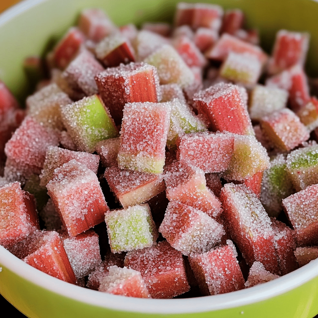 Cream Cheese Rhubarb Bars