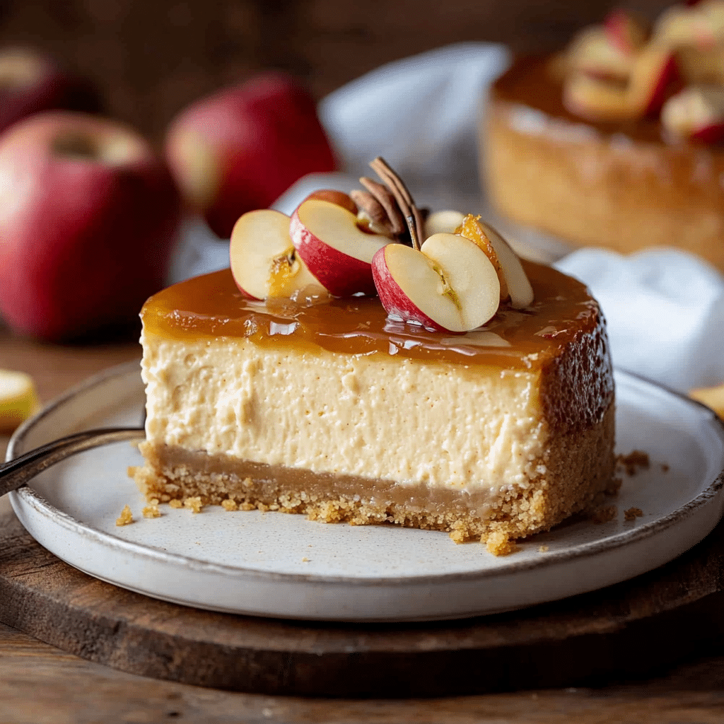 Apple Cider Cheesecake