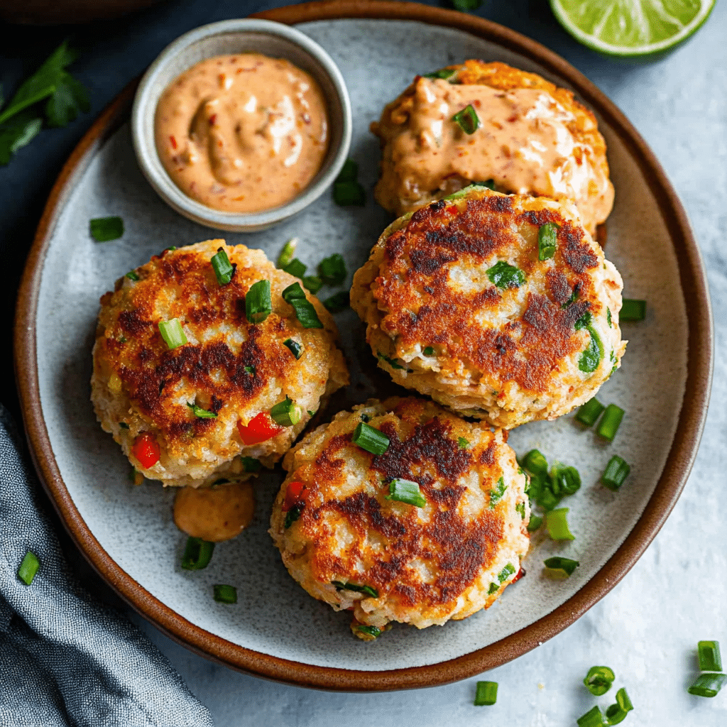 Korean Style Tuna Cakes