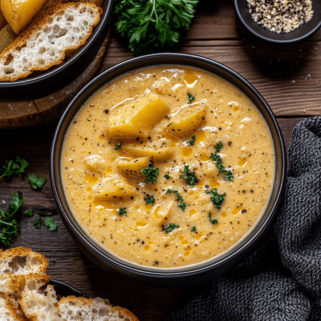 Garlic Potato Soup