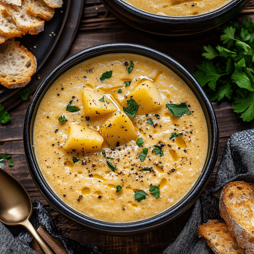 Garlic Potato Soup