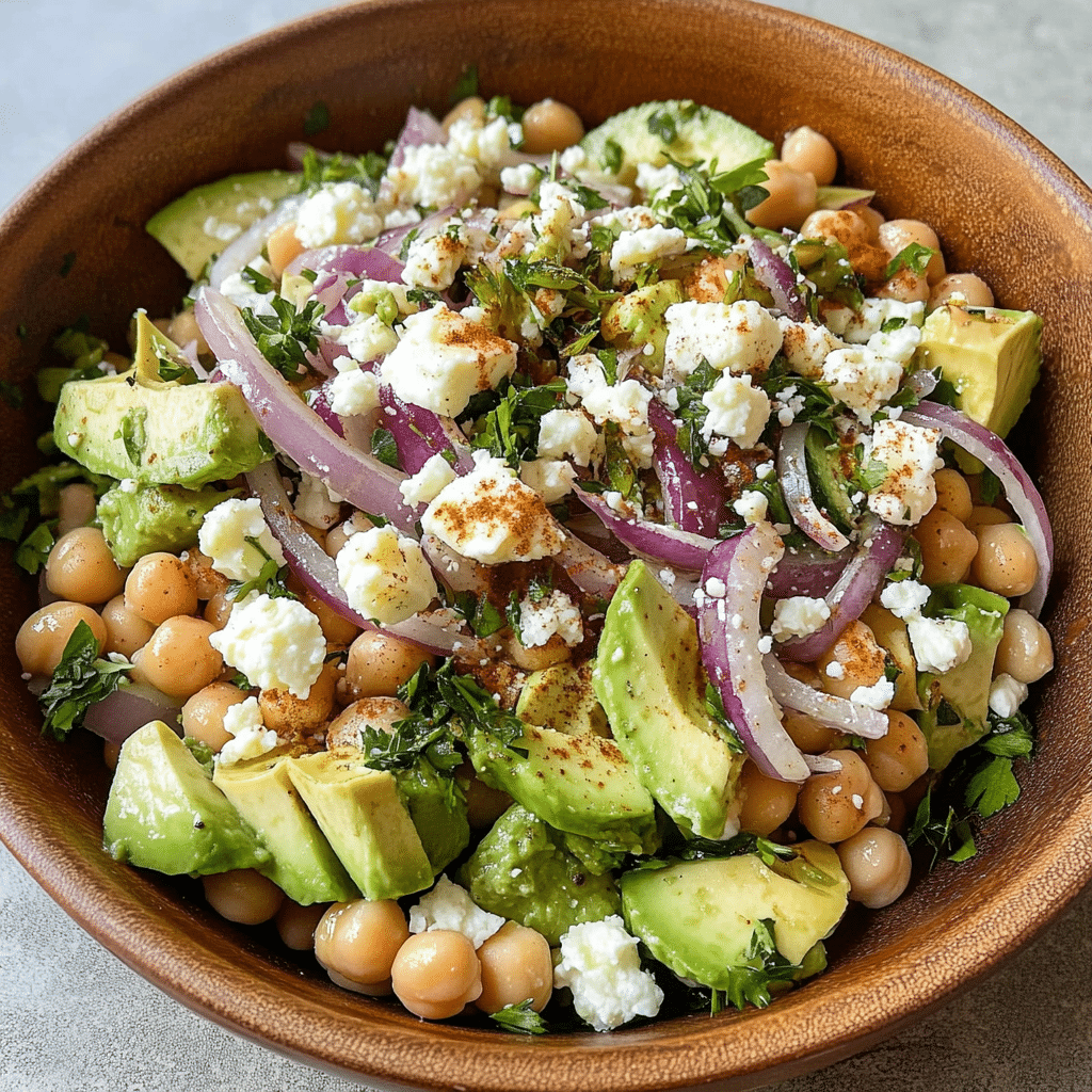 Avocado Feta Salad