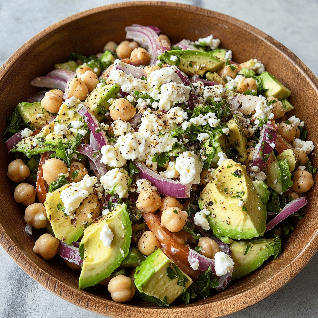 Avocado Feta Salad