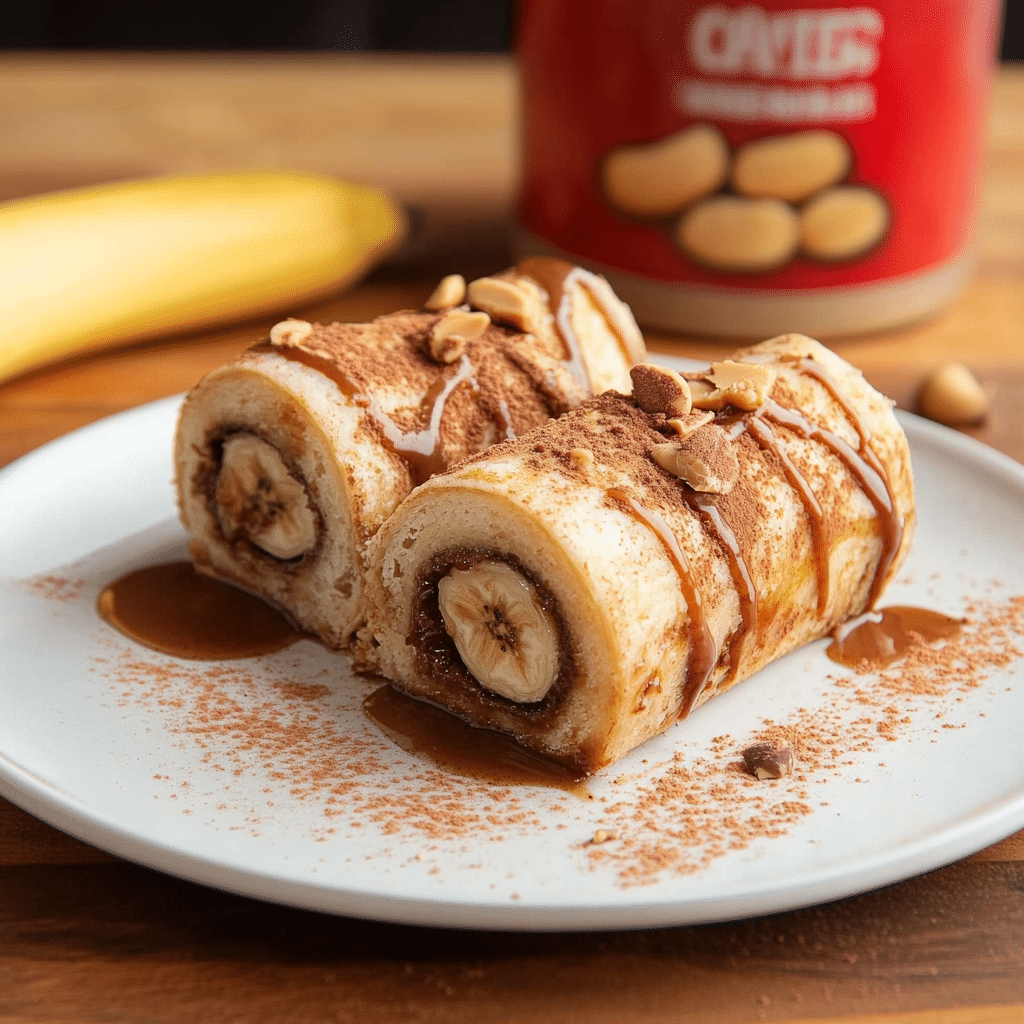 Chocolate Chip Peanut Butter Banana Roll Ups