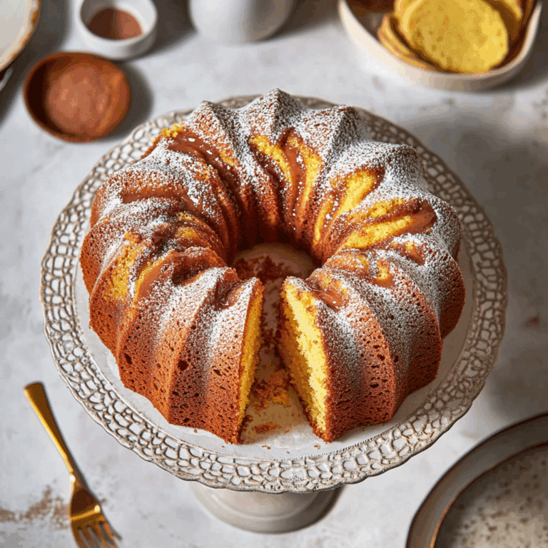 Cinnamon Swirl Bundt Cake