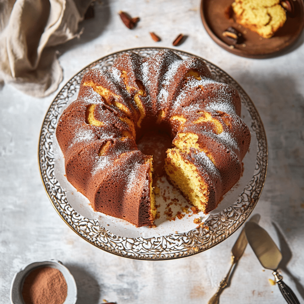 Cinnamon Swirl Bundt Cake