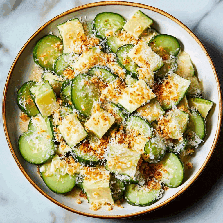 Cucumber Caesar Salad