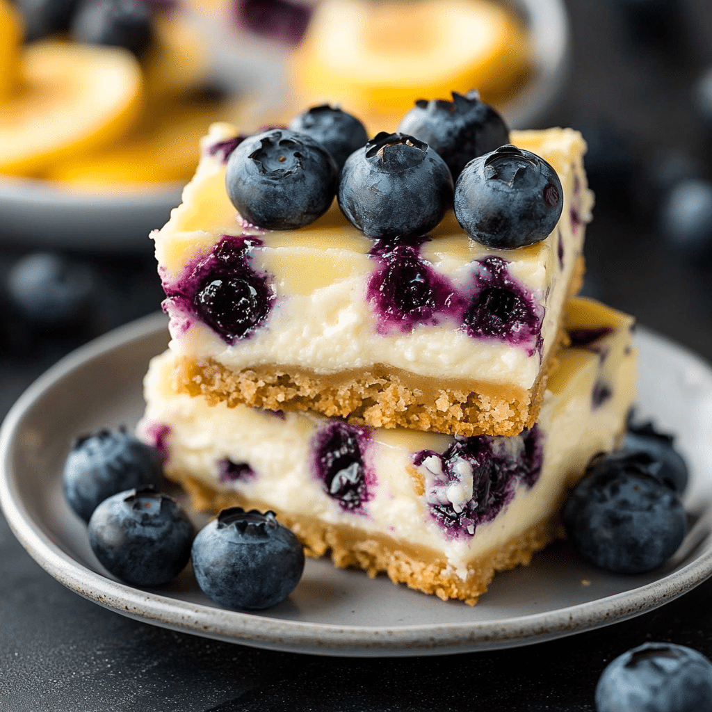 Gluten-Free Blueberry Cheesecake Bars