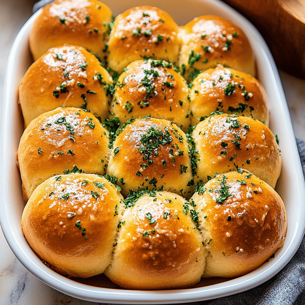Garlic Butter Dinner Rolls