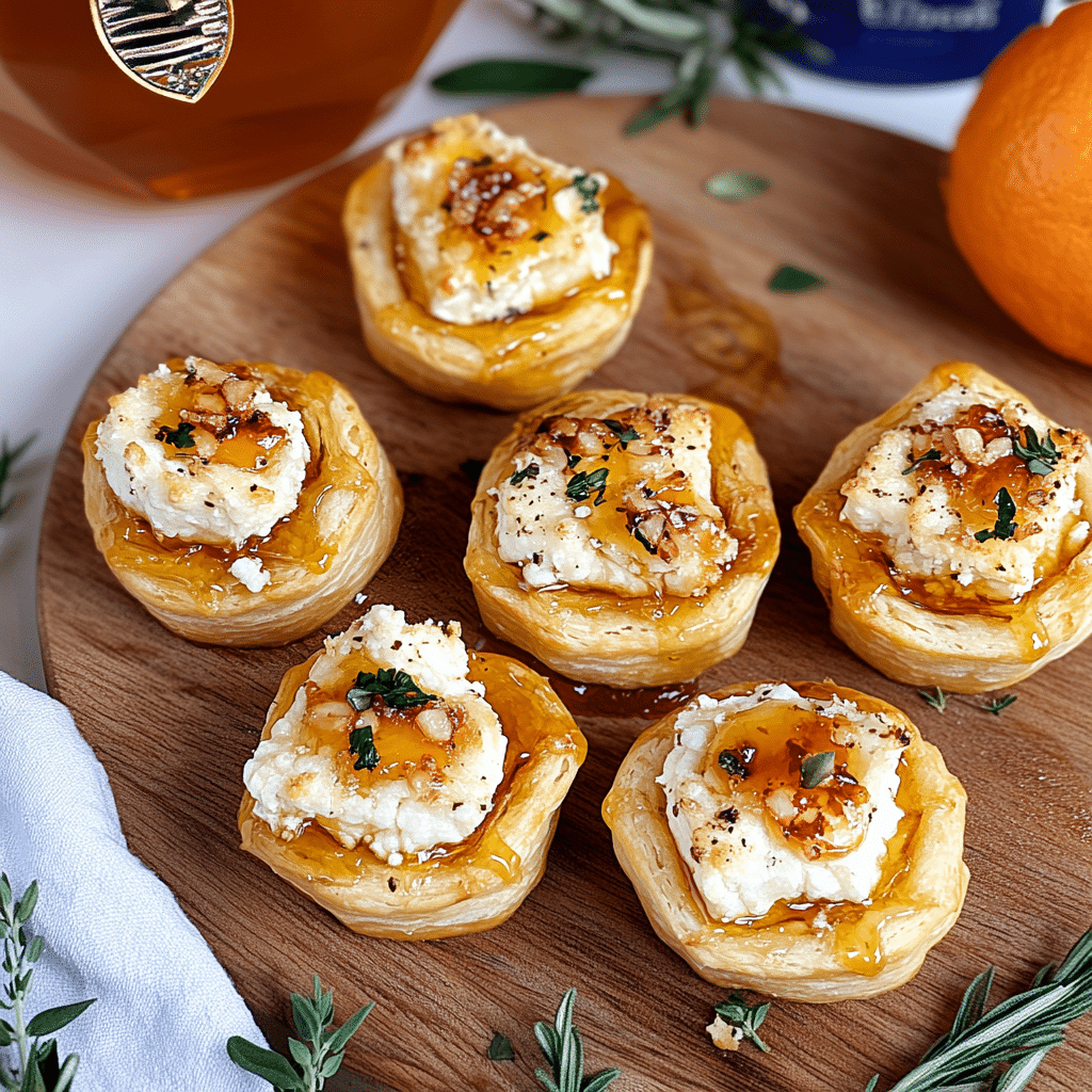 Goat Cheese and Honey Bites