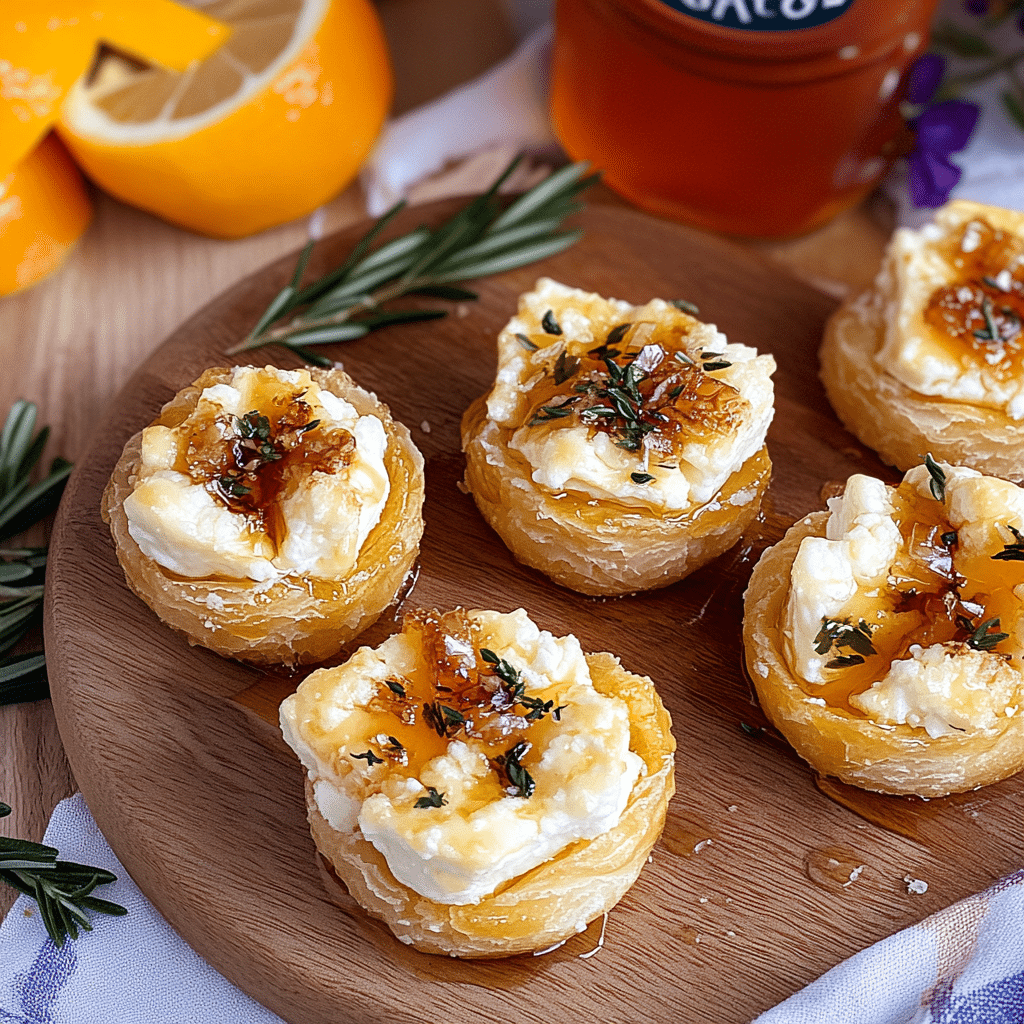 Goat Cheese and Honey Bites
