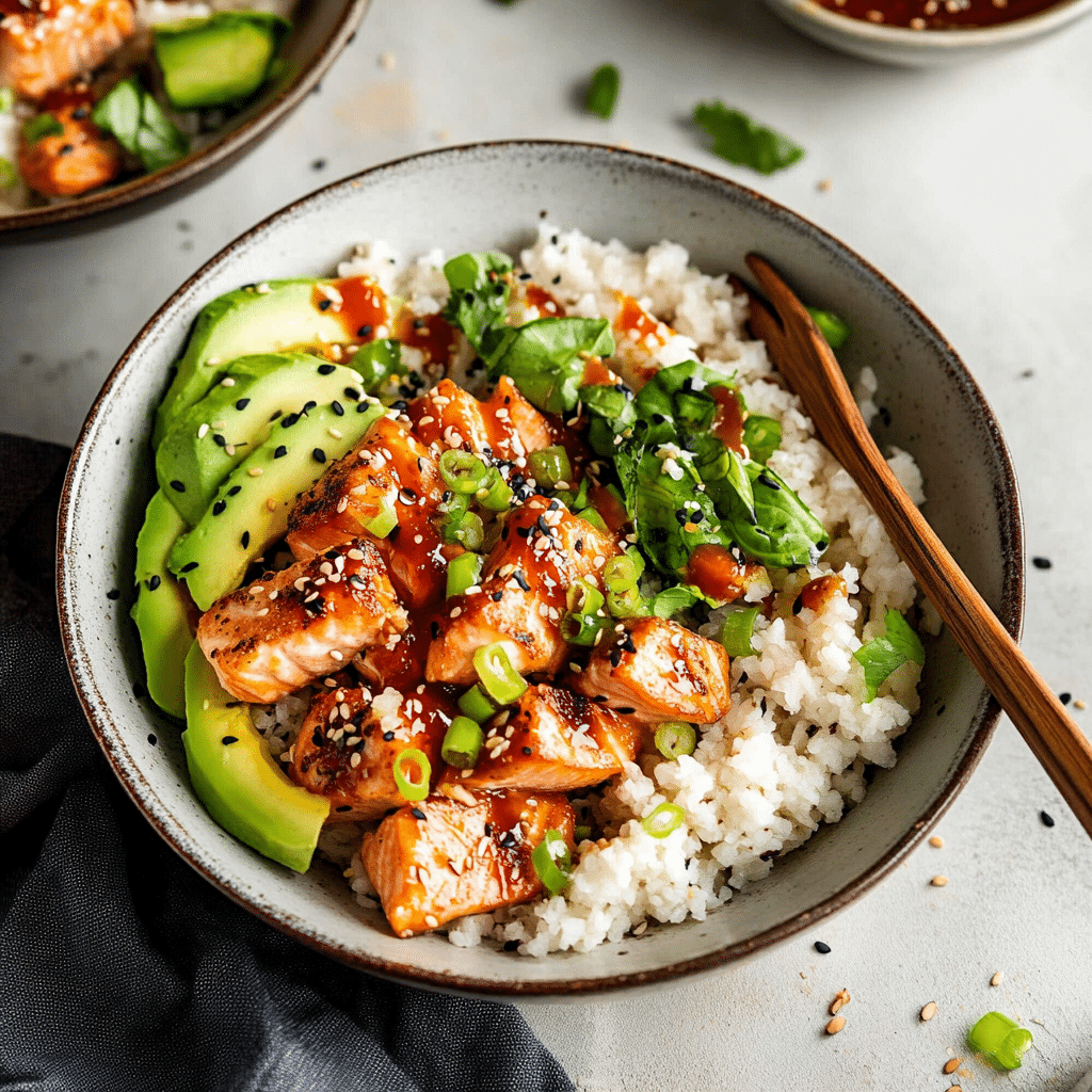 Honey Salmon Bowl