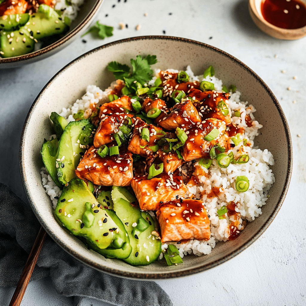 Honey Salmon Bowl