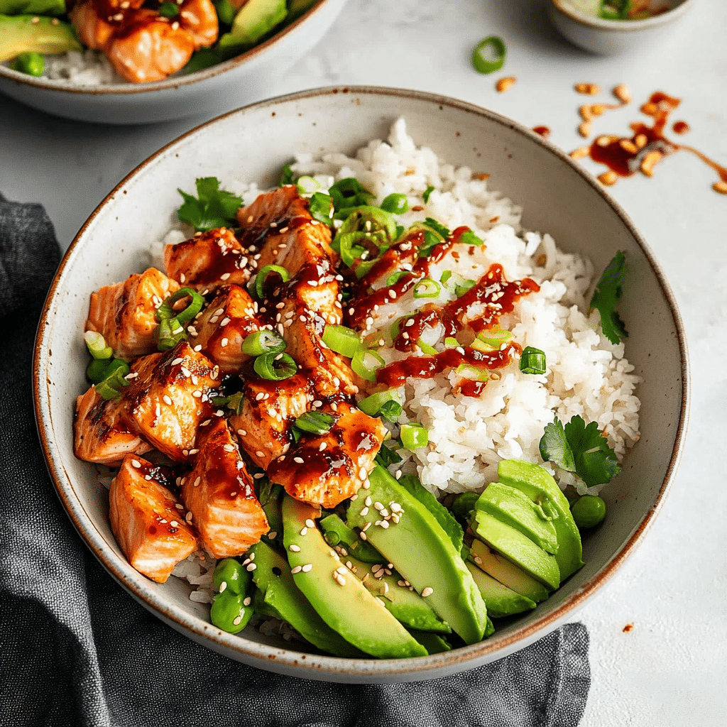 Honey Salmon Bowl