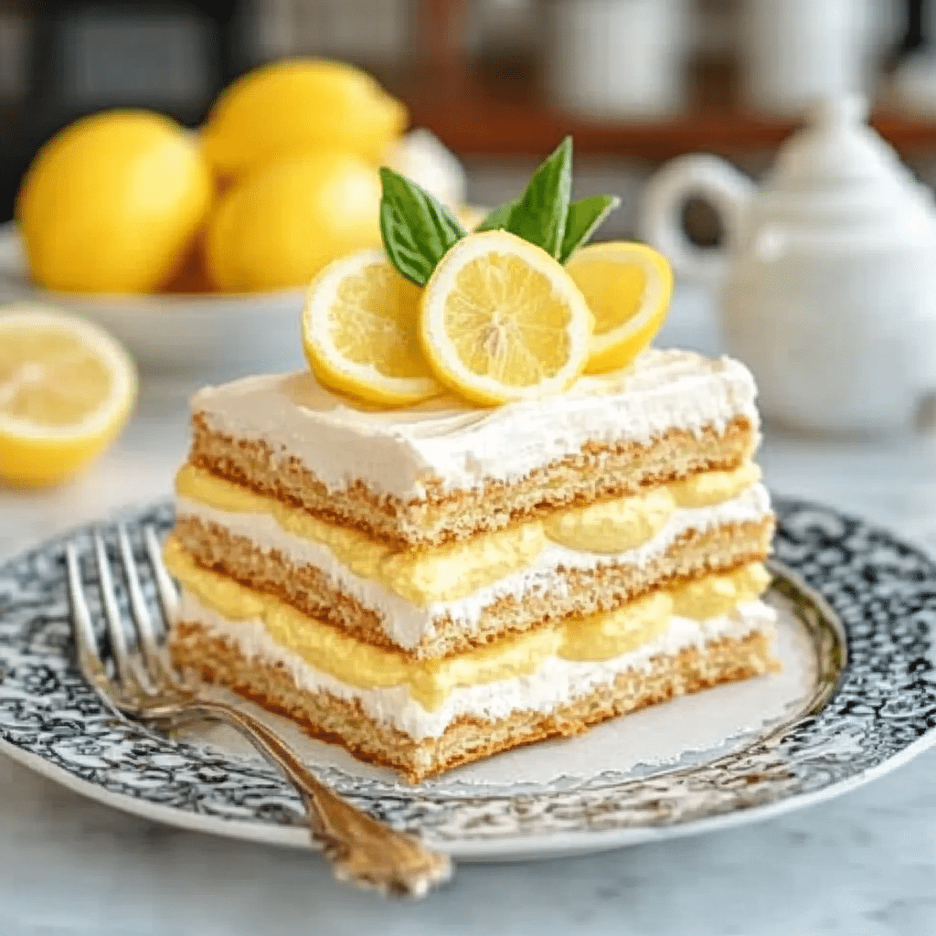 Lemon Eclair Cake
