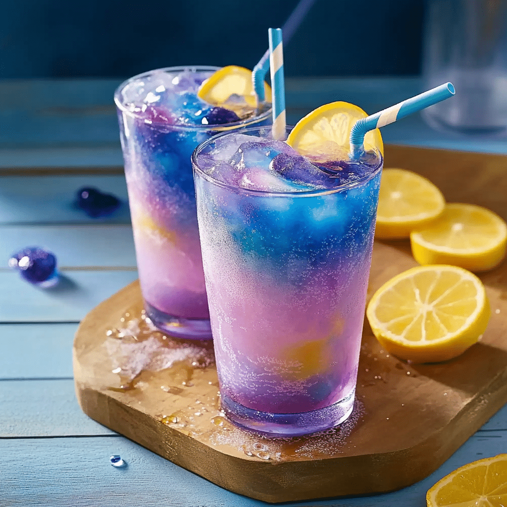 Color Changing Lemonade Slushies