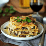 mushroom and spinach lasagna