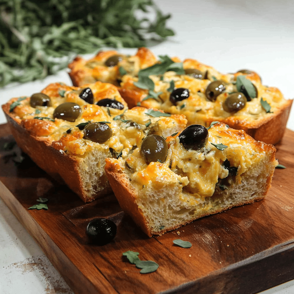 Olive Cheese Bread