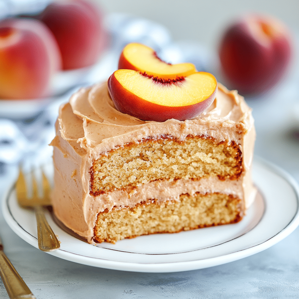 Delightfully Moist Homemade Peach Cake Recipe You Ll Love