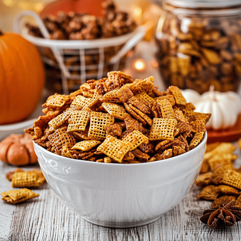 Fall Chex Mix Recipes Pumpkin Spice