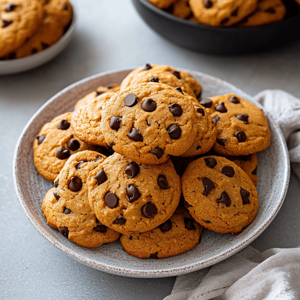 Pumpkin Chocolate Chip Cookies