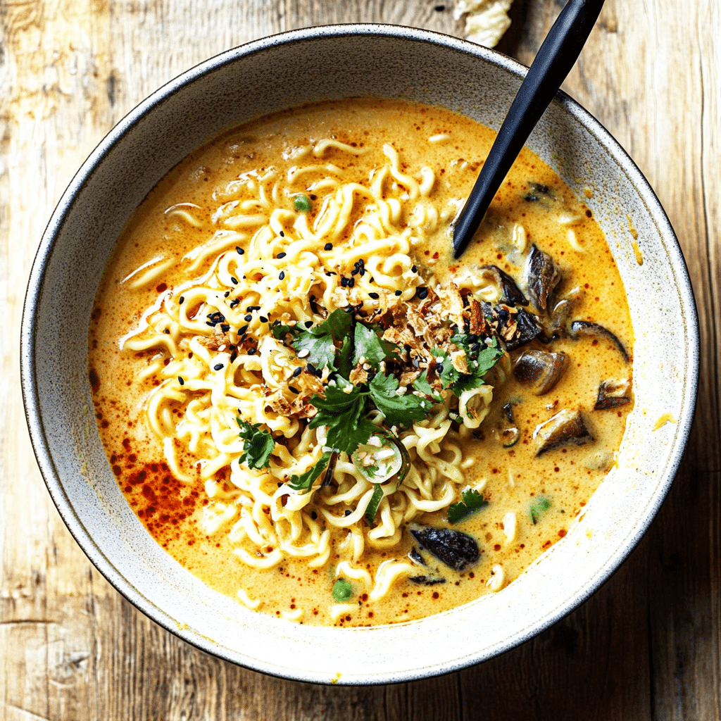 Spicy Coconut Curry Ramen