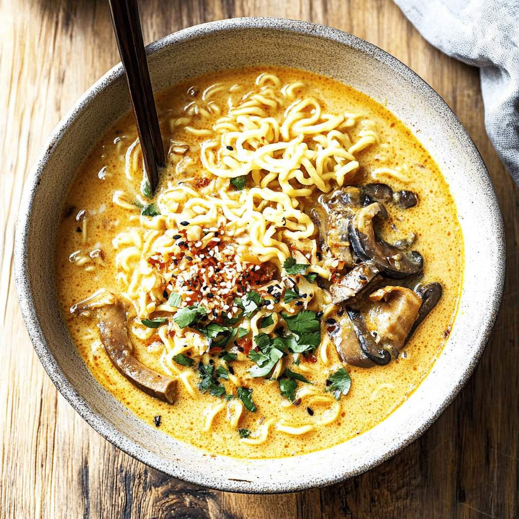 Spicy Coconut Curry Ramen