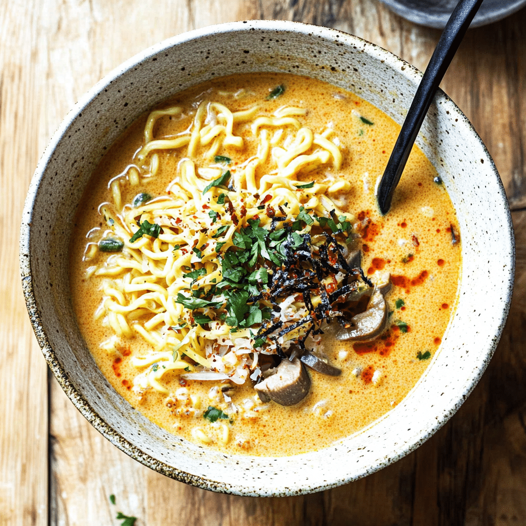 Spicy Coconut Curry Ramen
