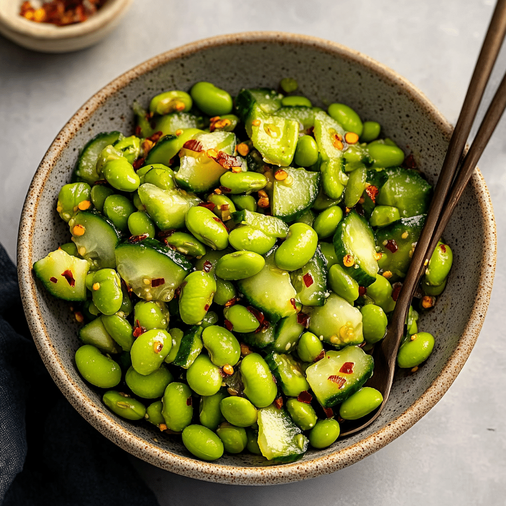 Cucumber Edamame Salad
