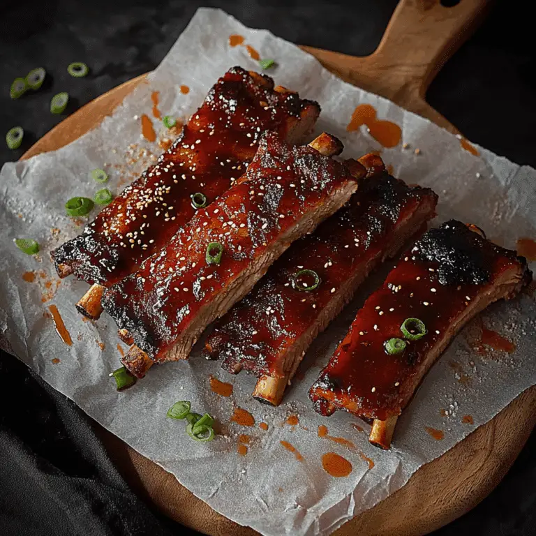 Gochujang Glazed Ribs