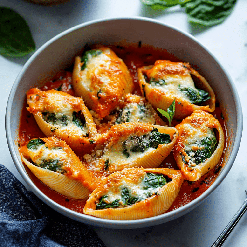 Stuffed Shells Without Meat Comforting Spinach Stuffed Shells Recipe for Easy Meatless Dinners