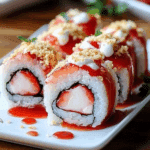 Strawberry Shortcake Sushi Roll