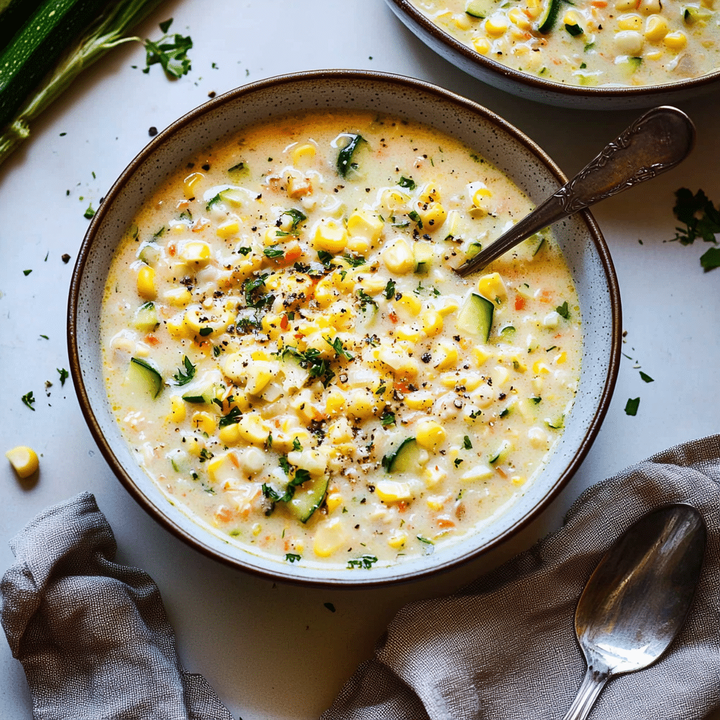 Zucchini in Soup