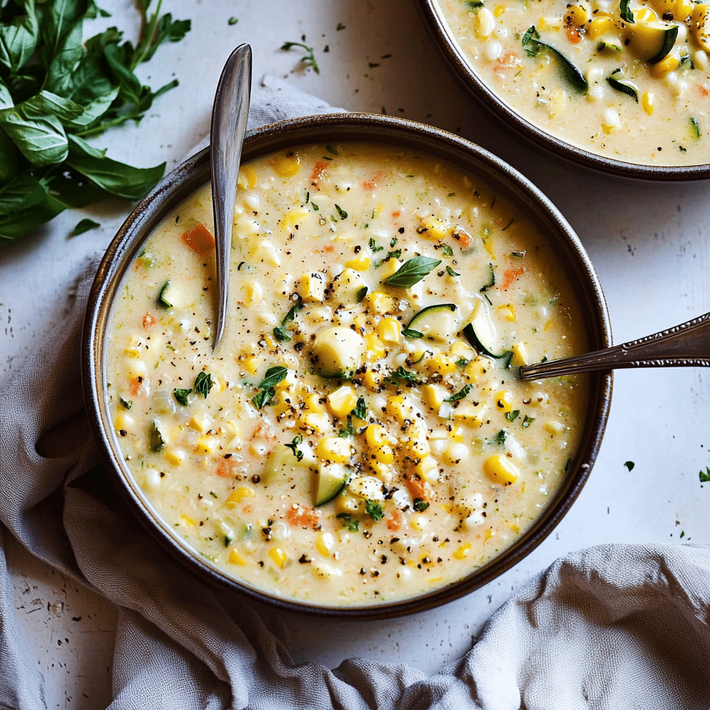 Zucchini in Soup