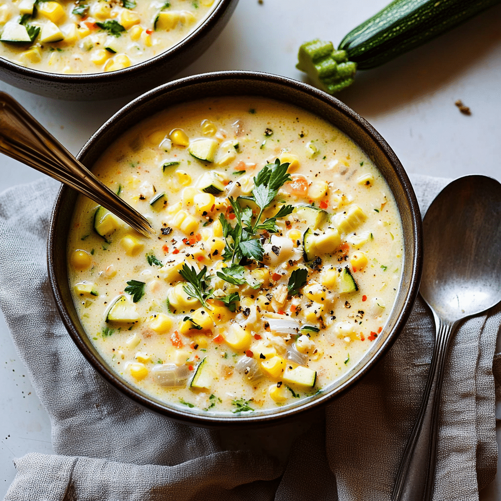 Zucchini in Soup