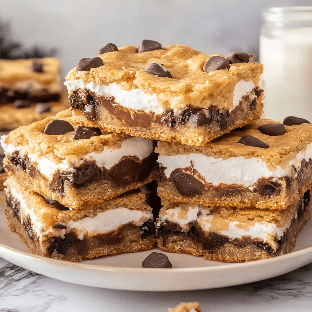 Smores Cookie Bars