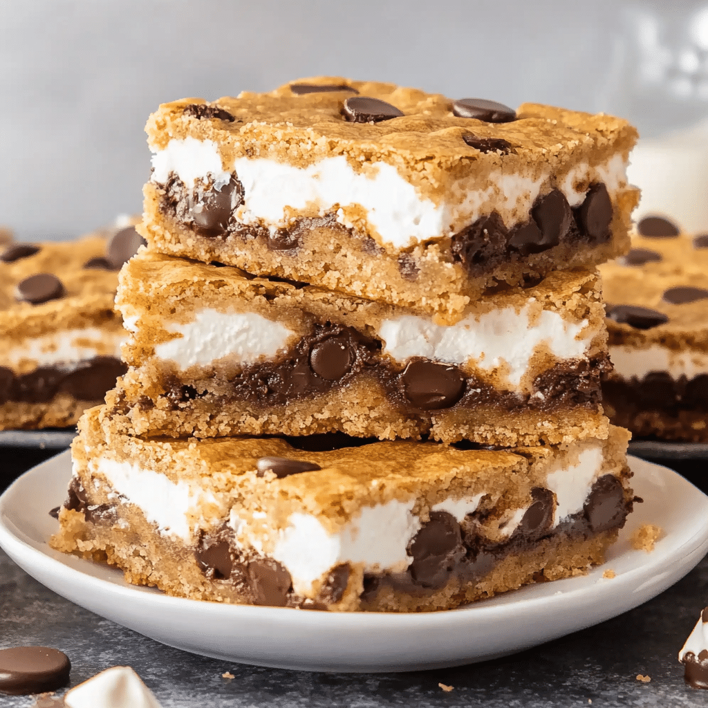 Smores Cookie Bars