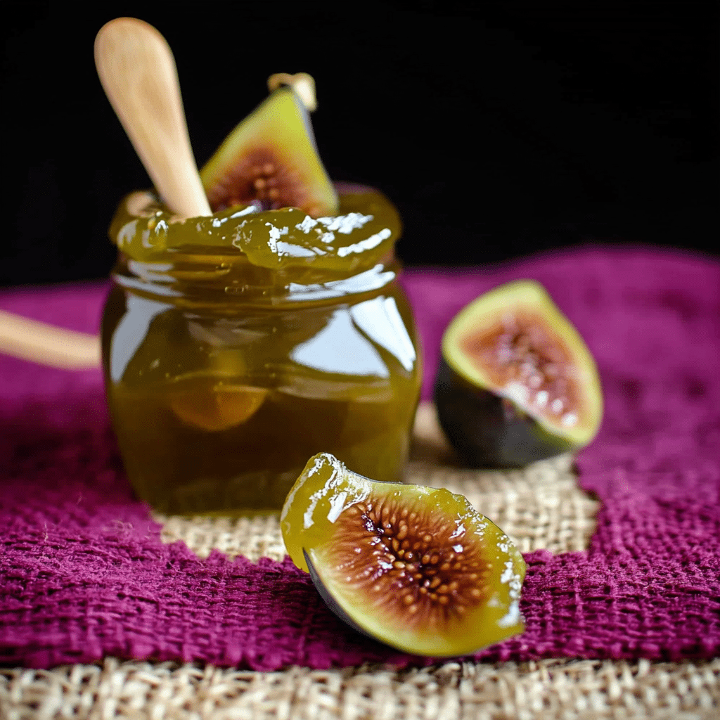 Unripe fig jam